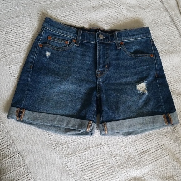 GAP Pants - High Waisted Denim Shorts